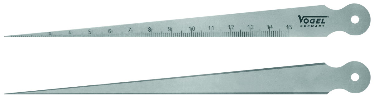 5 Pièces 0,Règle De Jauge D'épaisseur En Acier Inoxydable,2/0,3 Outil D